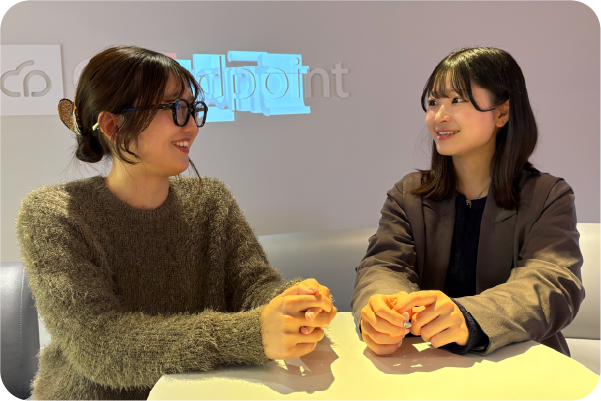 H・MさんとK・Kさん談笑する様子①