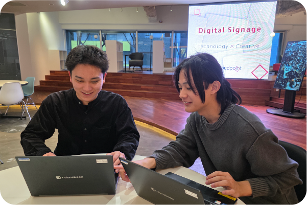 S・KさんとF・Rさん談笑する様子①